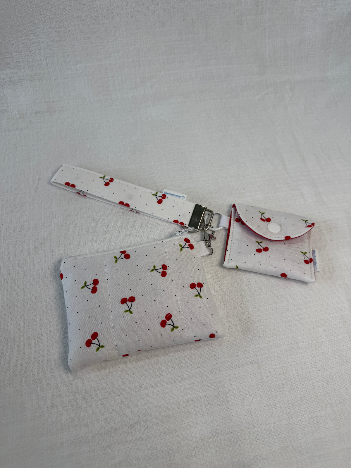 Cherries Keychain Wallet
