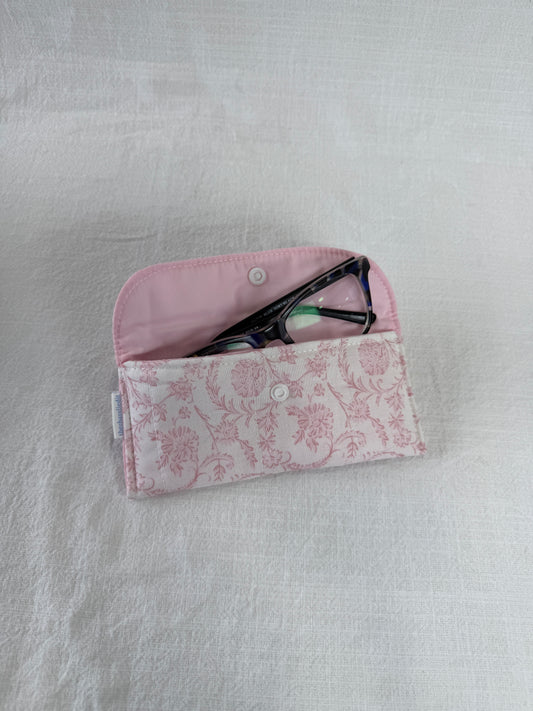 Vintage Pink Glasses Case