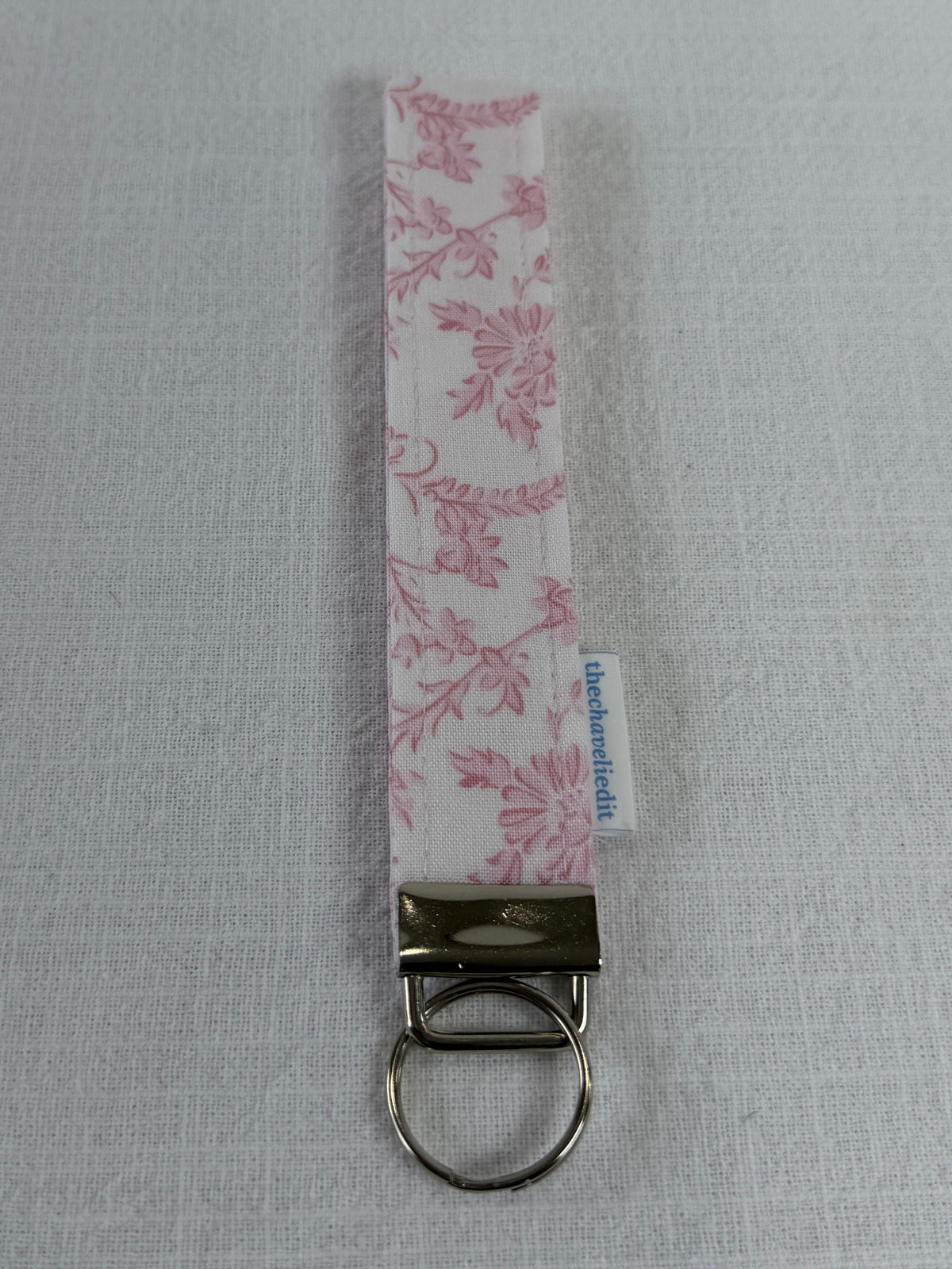 Vintage Pink Keychain Wristlet