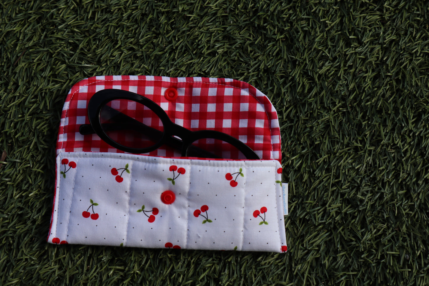 Cherries on White Glasses Cases