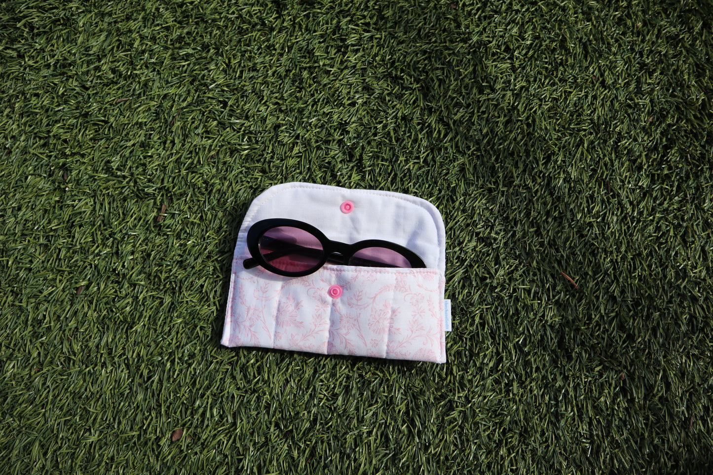 Vintage Pink Glasses Case
