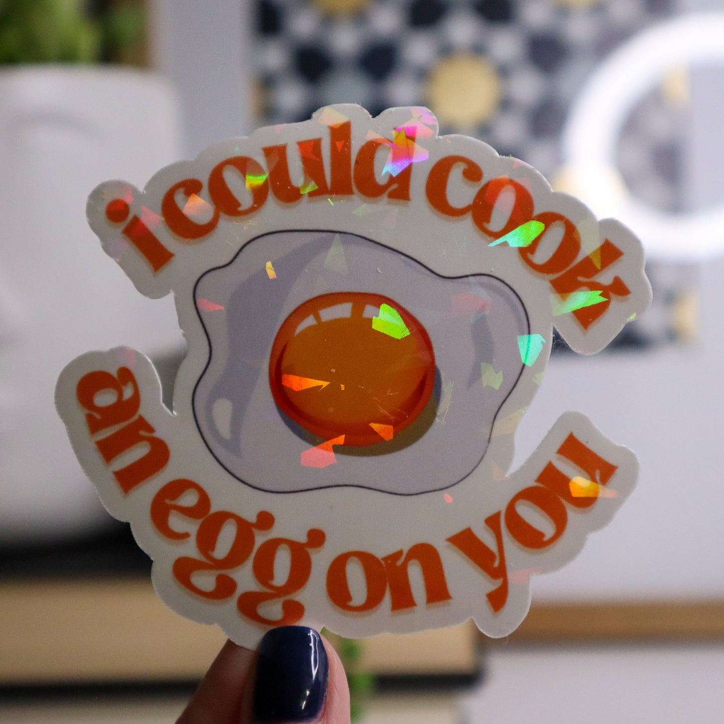 Holographic Harry's House Sticker | Harry Styles new album sticker | music for a sushi restaurant sicker | harry styles sticker | waterproof
