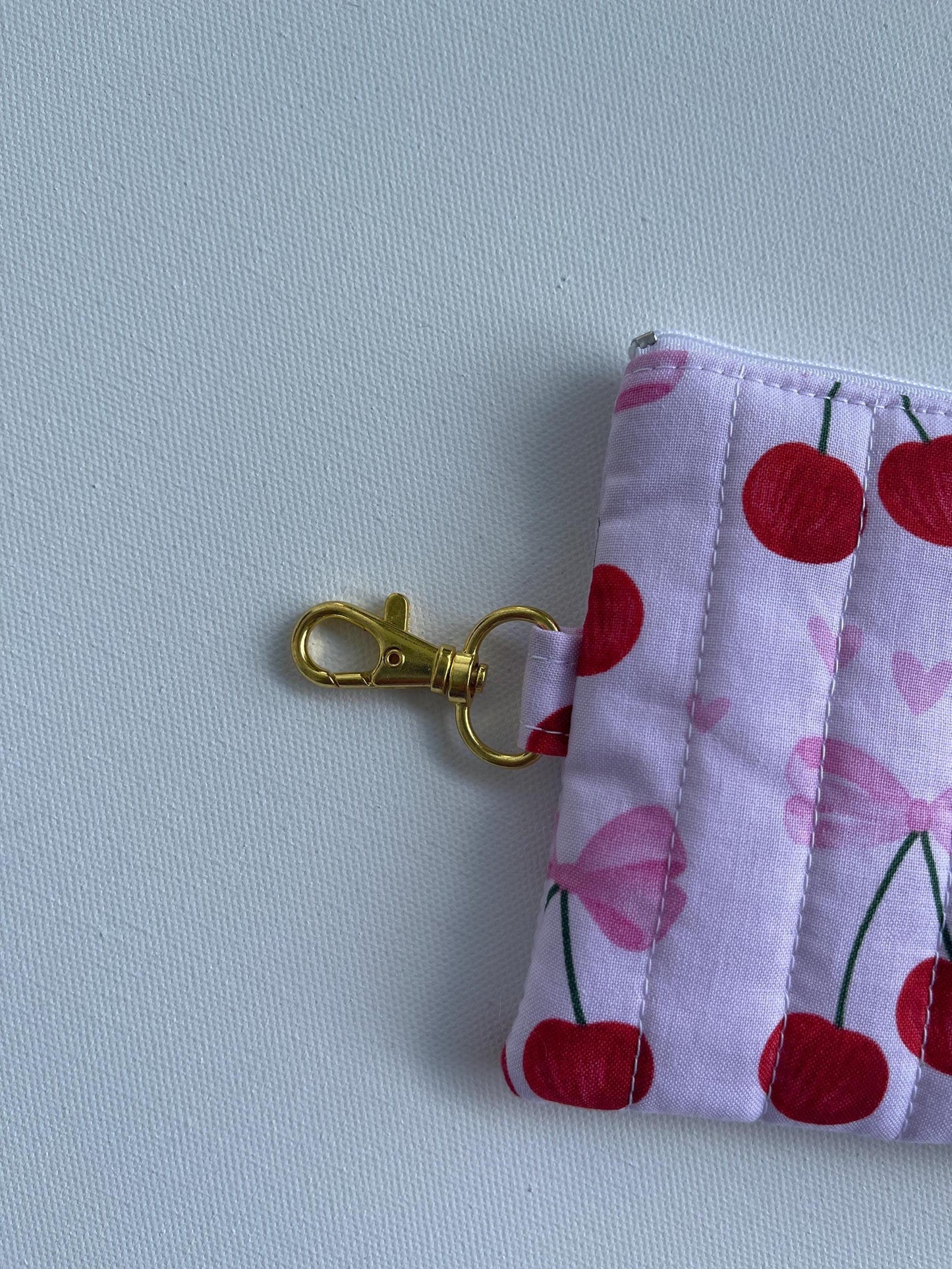 Keychain Wallet Zipper Pouch Quilted Pouch Handmade Gift for Her Airpods Case Small Wallet Coin Purse Quilted Bag