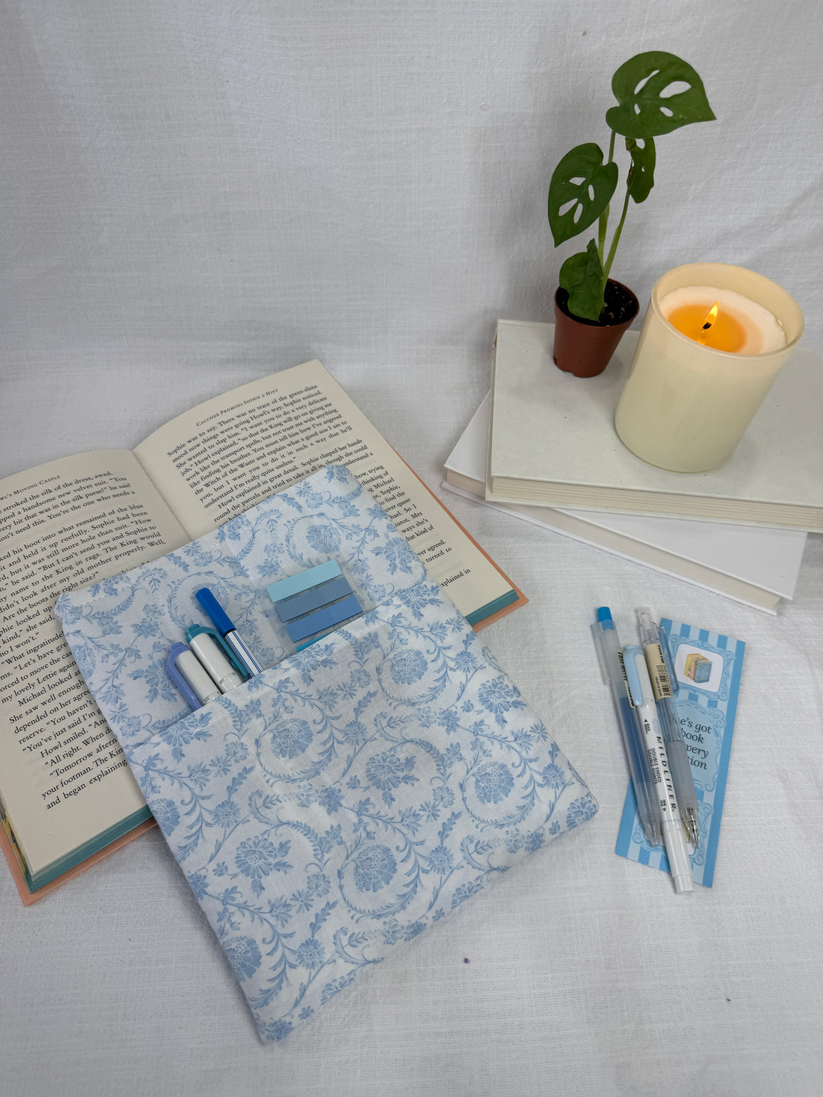 Vintage Blue Book Sleeve