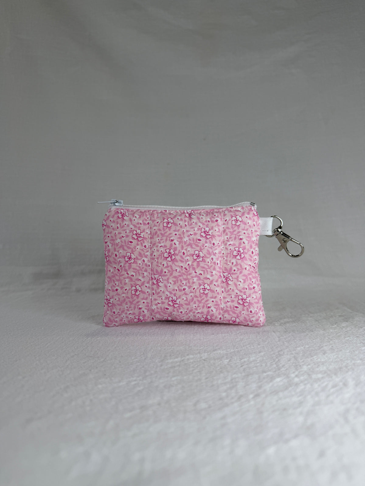 Pink Hibiscus Keychain Wallet