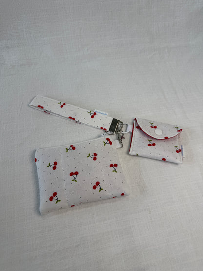 Cherries Keychain Wallet