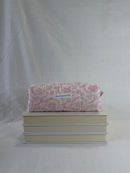 Vintage Pink Pencil Pouch