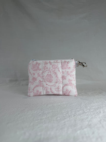 Vintage Pink Keychain Wallet