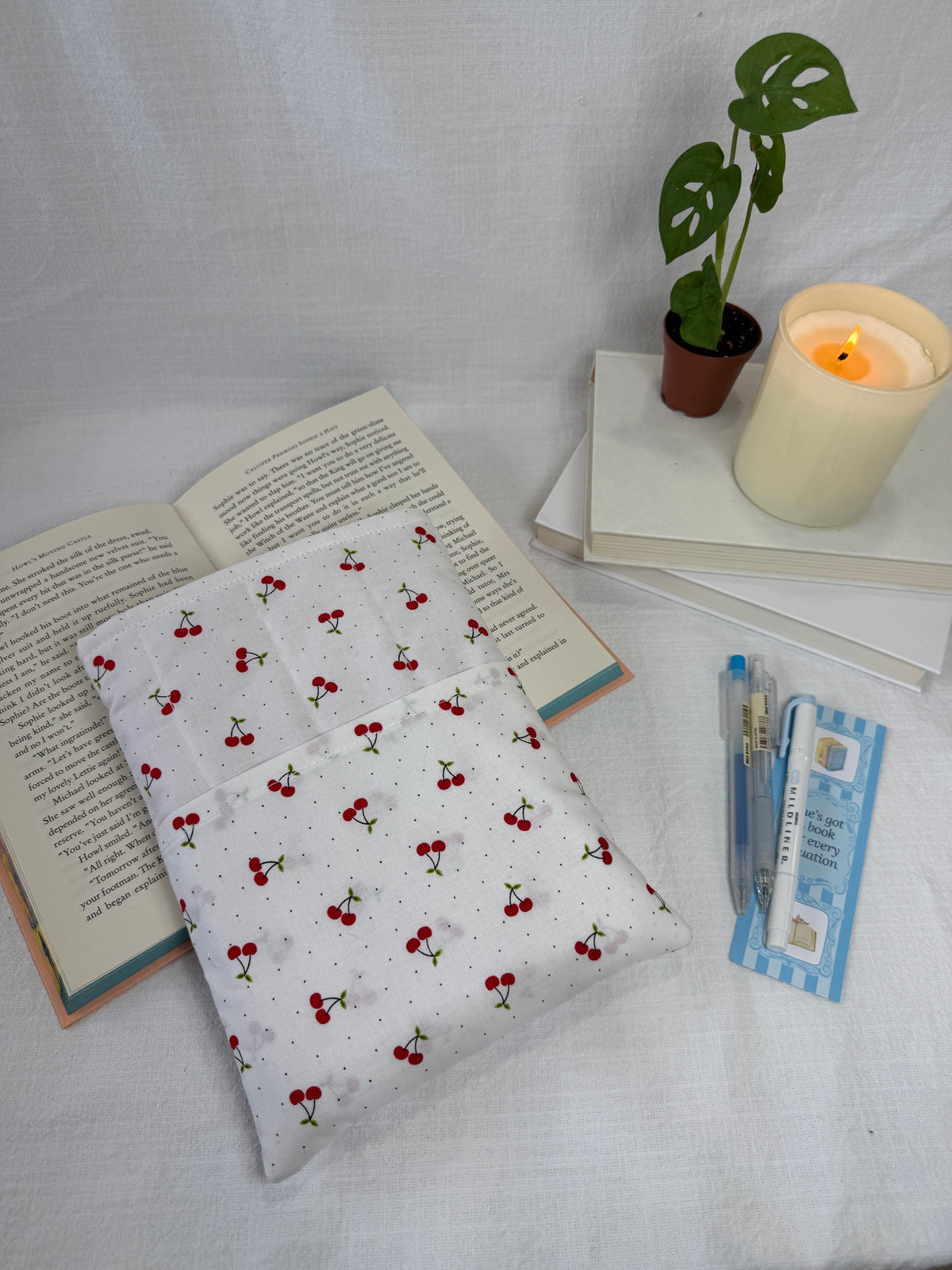 Cherries Book Sleeve