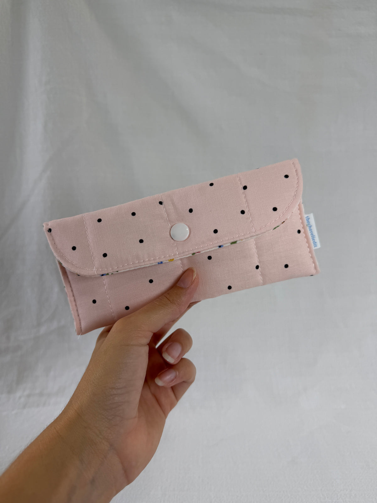 Polkadots on Pink Glasses Case
