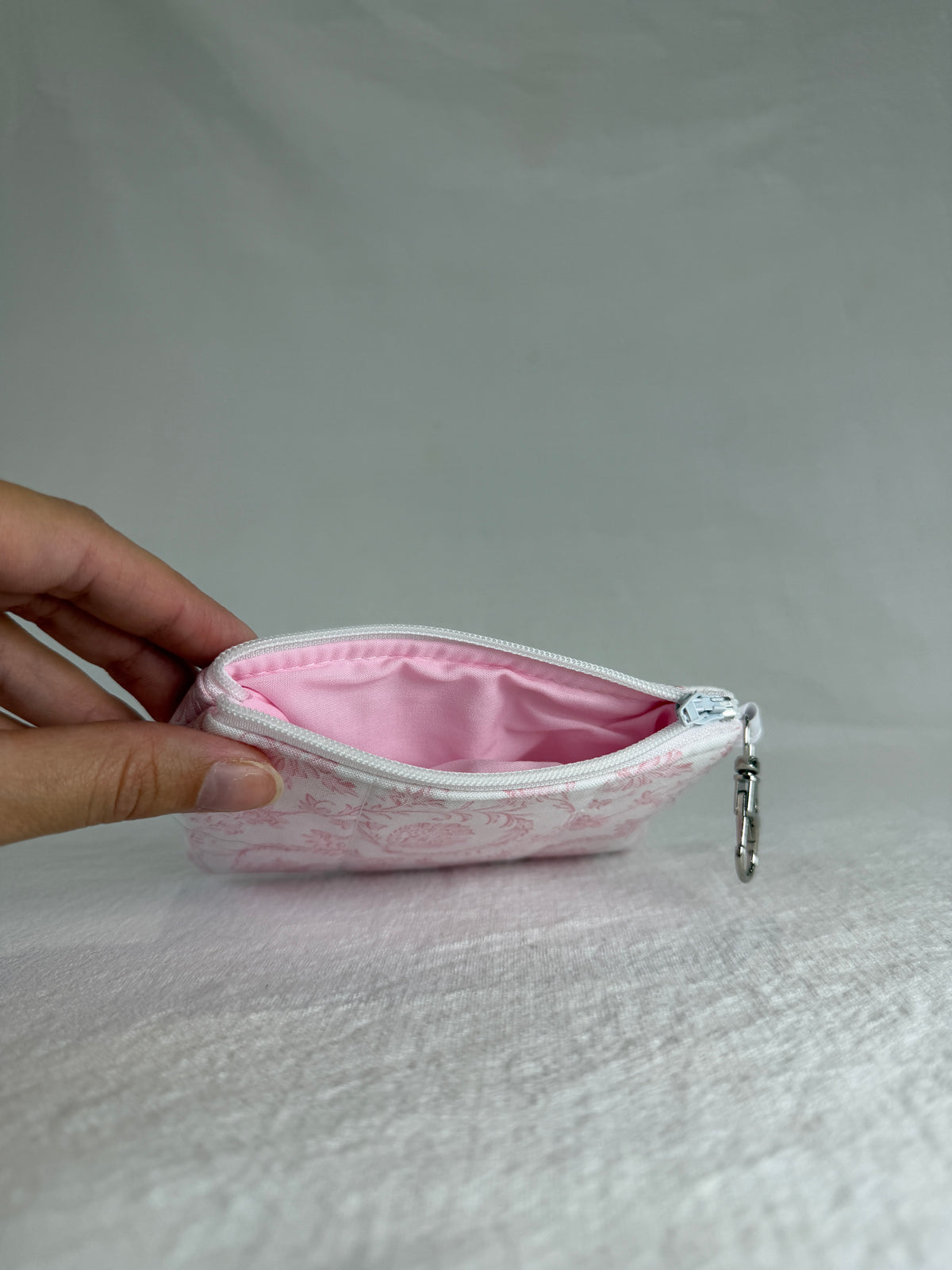 Vintage Pink Keychain Wallet