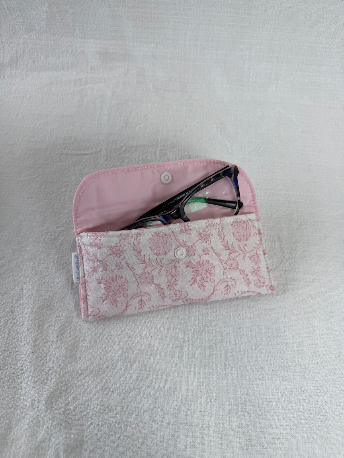 Vintage Pink Glasses Case