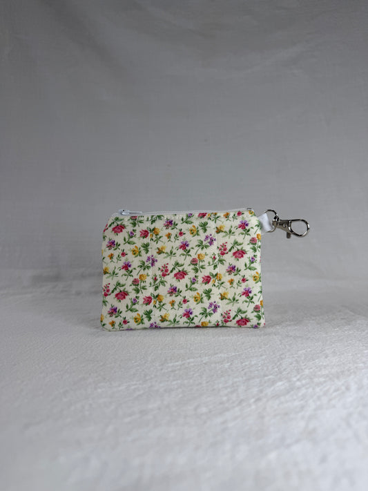Tiny Roses Keychain Wallet