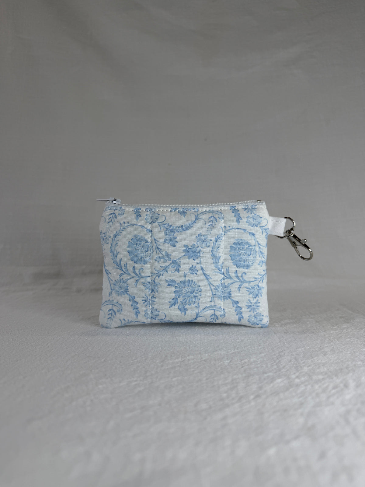 Vintage Blue Keychain Wallet