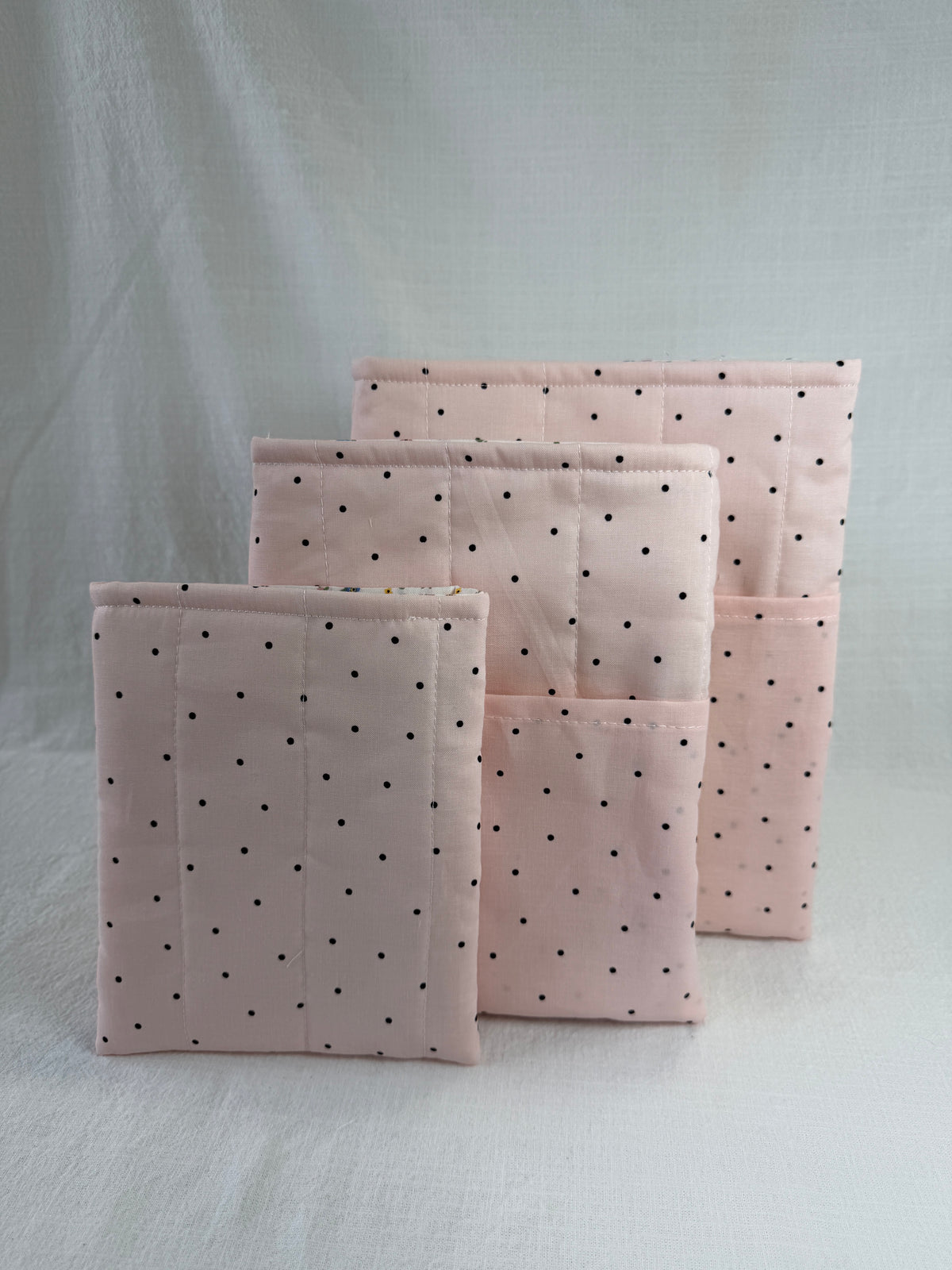 Polkadots on Pink Book Sleeve