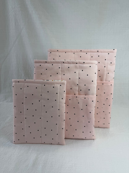 Polkadots on Pink Book Sleeve