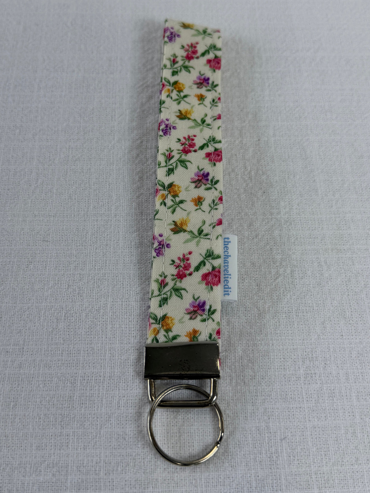 Tiny Roses Keychain Wristlet
