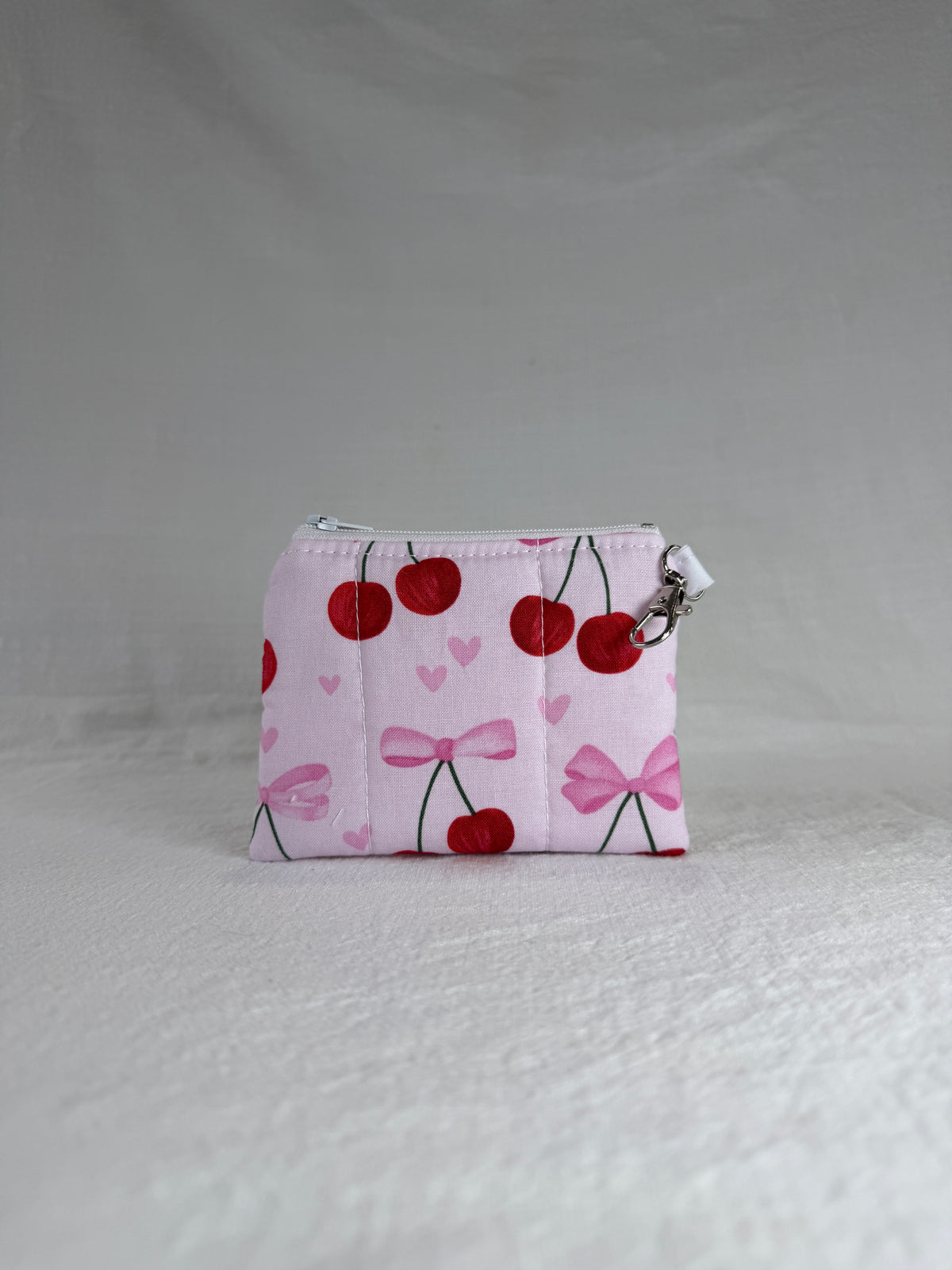 Cherries and Bows Keychain Wallet