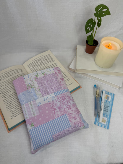 Purple Patchwork Book Sleeve