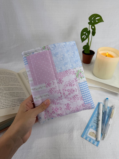Purple Patchwork Book Sleeve