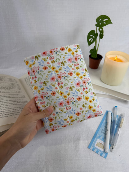 Blue Bow Florals Book Sleeve