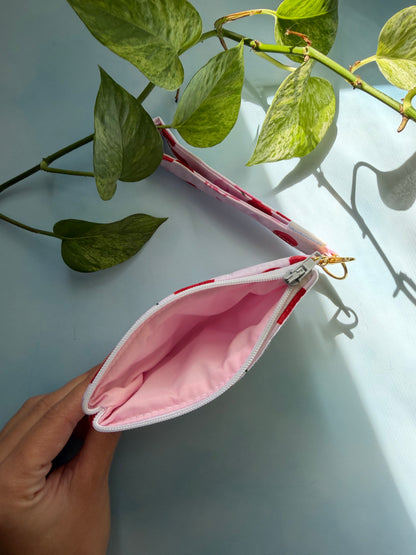Cherries and Bows Keychain Wallet