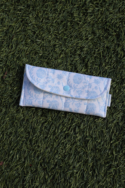 Vintage Blue Glasses Case