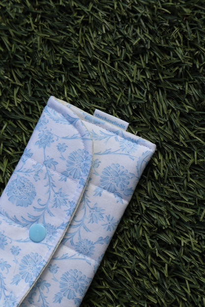 Vintage Blue Glasses Case