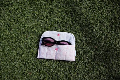Vintage Pink Glasses Case