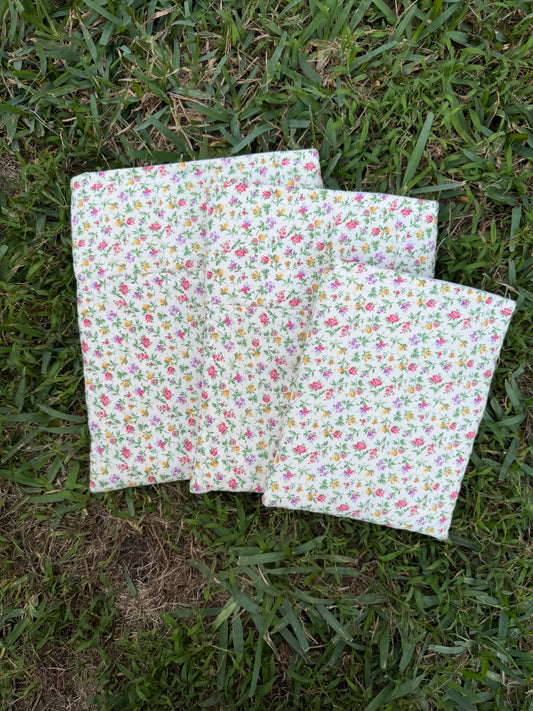 Vintage Purple Roses Book Sleeve