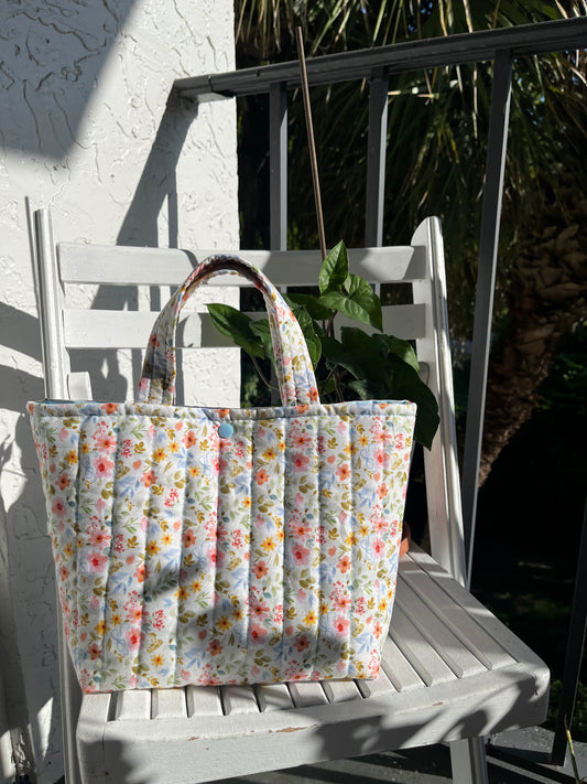 The Nellie Quilted Mini Tote Bag