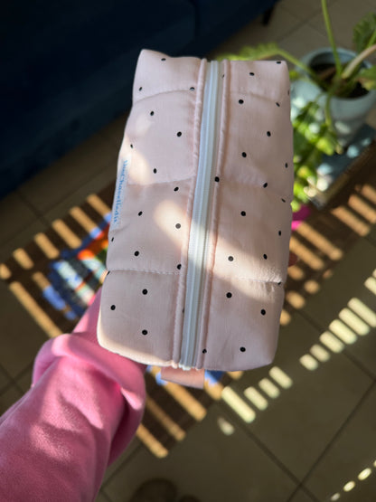 Polkadot on Pink Small Pouch