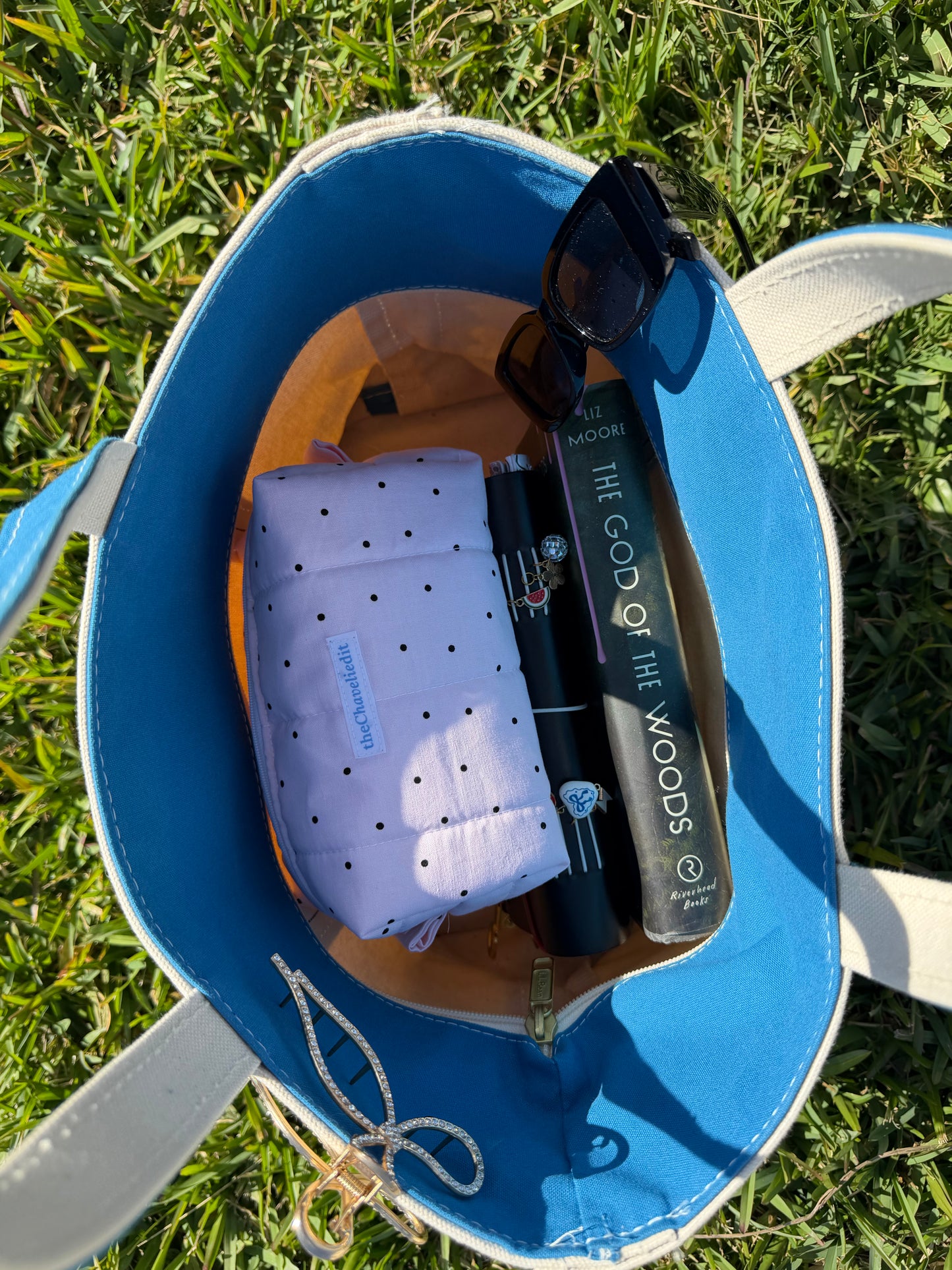 Polkadot on Pink Small Pouch
