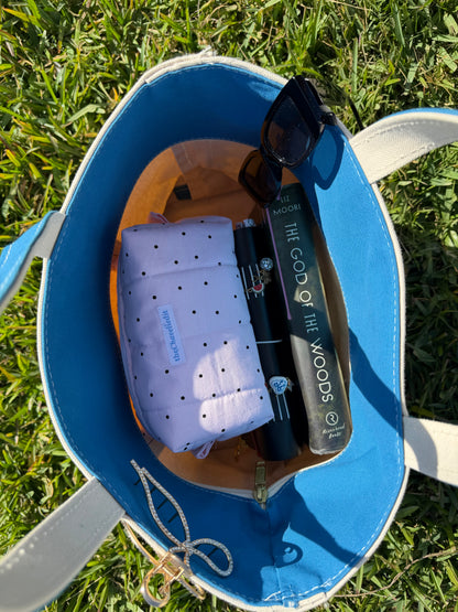 Polkadot on Pink Small Pouch