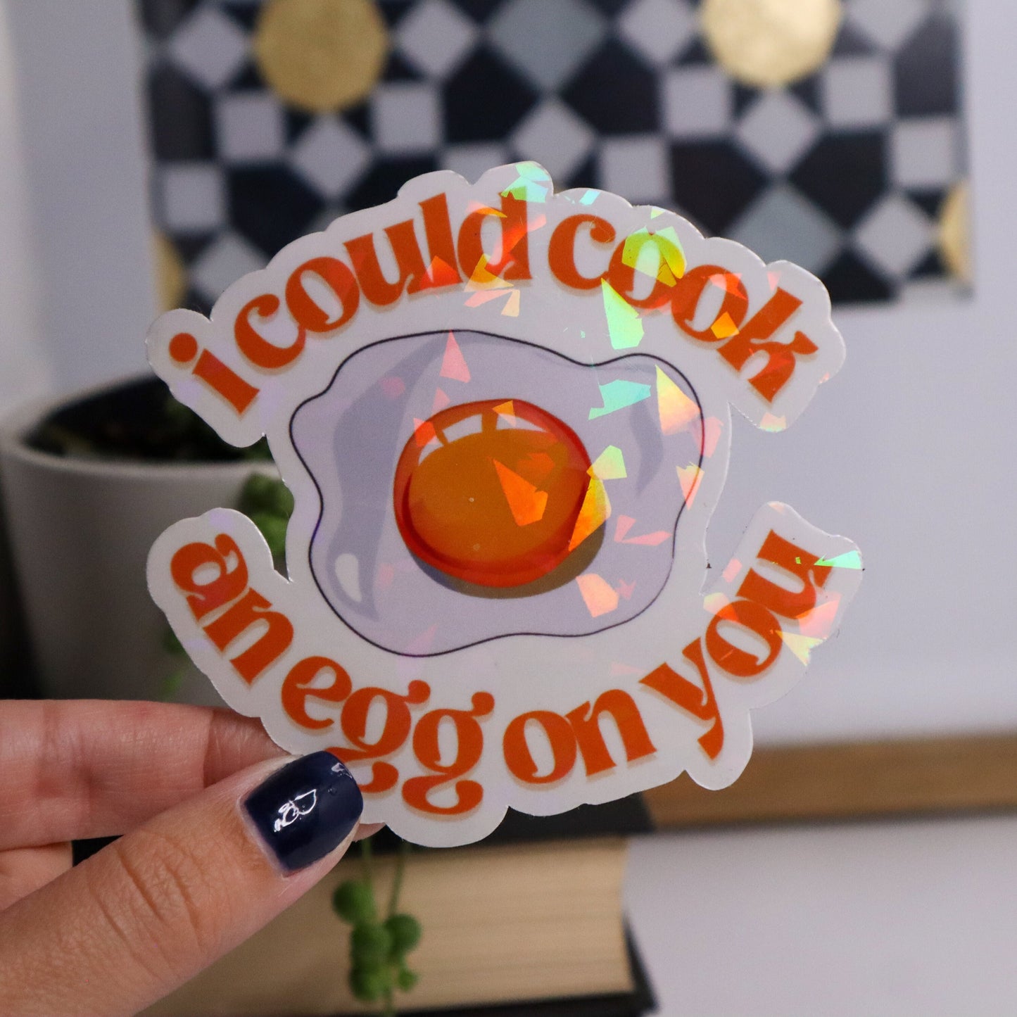 Holographic Harry's House Sticker | Harry Styles new album sticker | music for a sushi restaurant sicker | harry styles sticker | waterproof