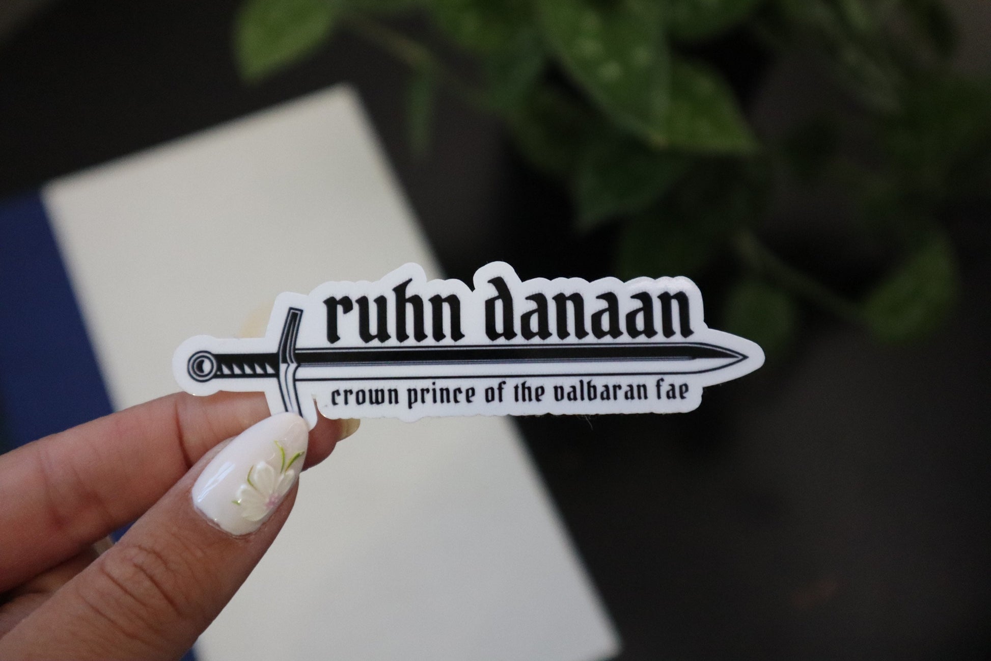 Book Sticker Crescent City Ruhn Danaan Sticker For Kindle Bookish Sticker For Reader Gift For Her Aesthetic Sticker Booktok Sticker