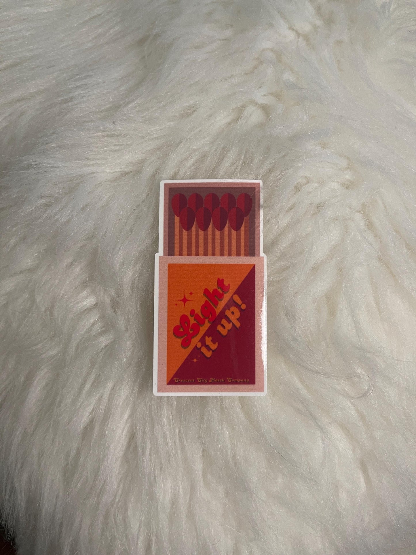 Crescent City Light It Up Sticker | book sticker laptop sticker | bookish sticker