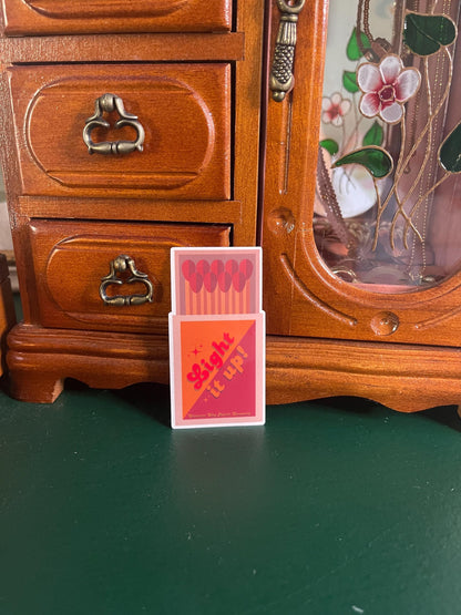 Crescent City Light It Up Sticker | book sticker laptop sticker | bookish sticker