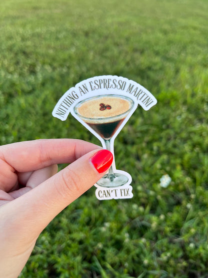 Espresso Martini Sticker, Kindle Sticker, Aesthetic Stickers, It girl Stickers, Cute Girly Stickers, Cute Stickers