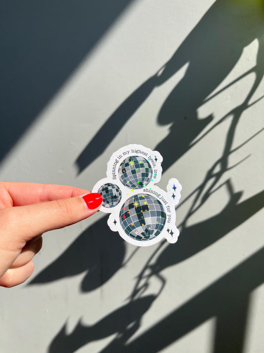 Taylor Swift Stickers, Aesthetic, Mirrorball Sticker, Sticker Pack Cute Bookish Stickers, Cute Stickers, Holographic Sticker, Folklore Merch